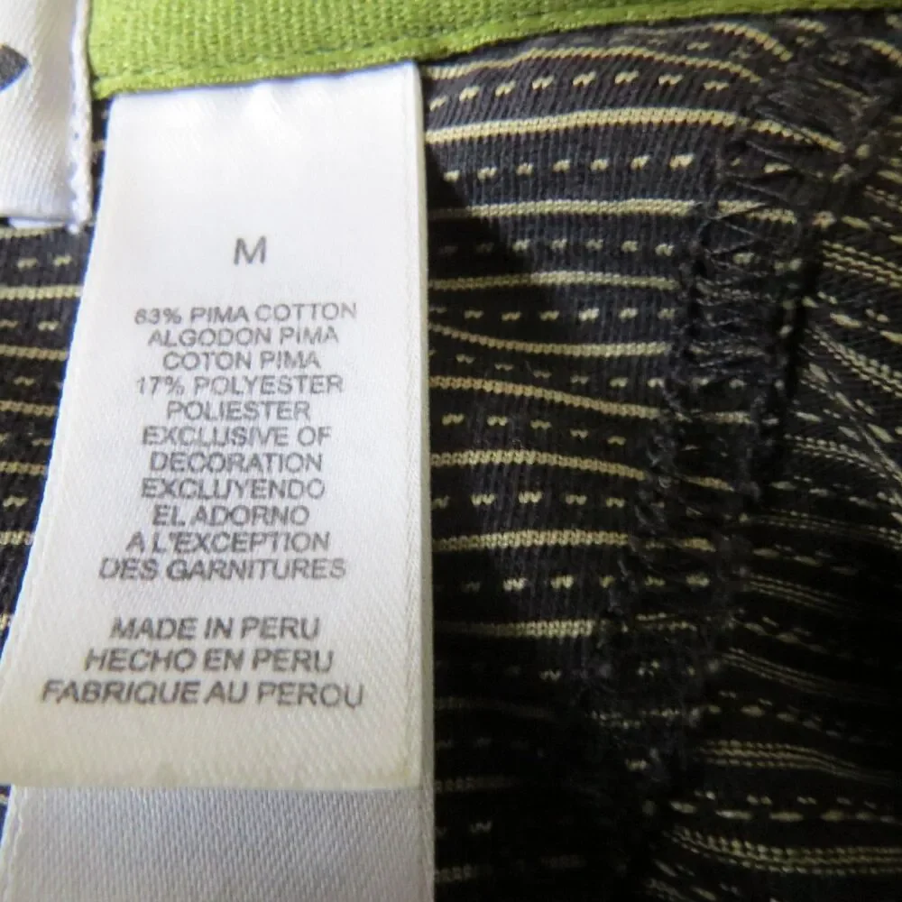 Claiborne Golf Men's Polo Pima Cotton Blend Brown/Tan  Medium  EUC - Picture 8 of 8